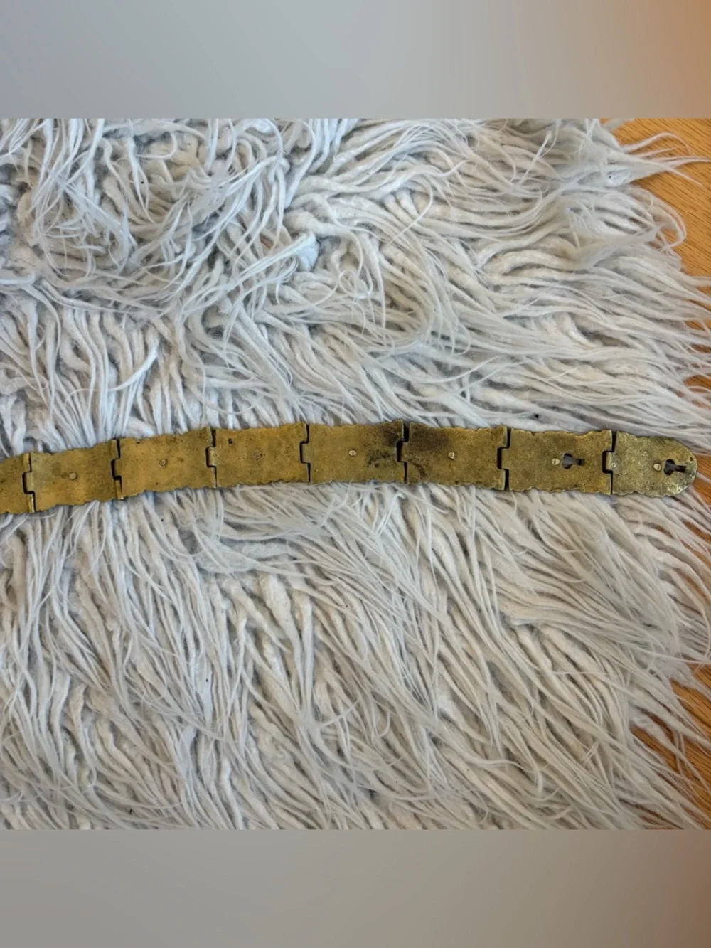 19th Century Antique Ottoman Turkish c1800s Brass Niello Paneled Pictorial Belt
